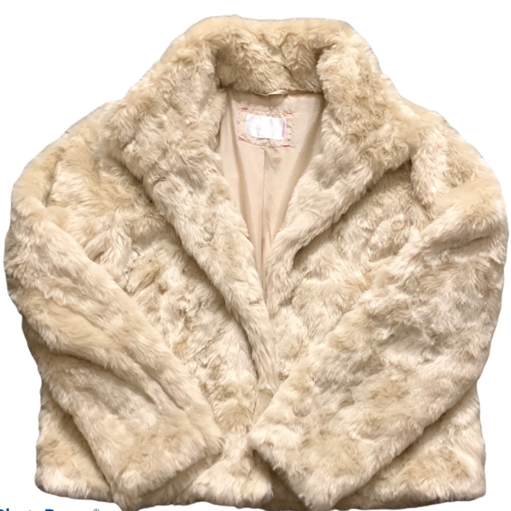 XHILARATION FAUX FUR COAT SZ XL JUNIORS